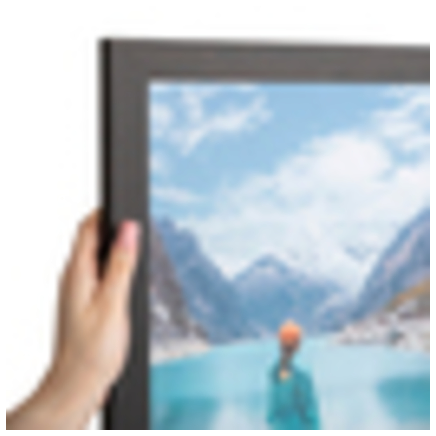 как выглядит ArtToFrames 15 x 23" Modern Custom Picture Poster Frame 1.25" Wide A46LE фото