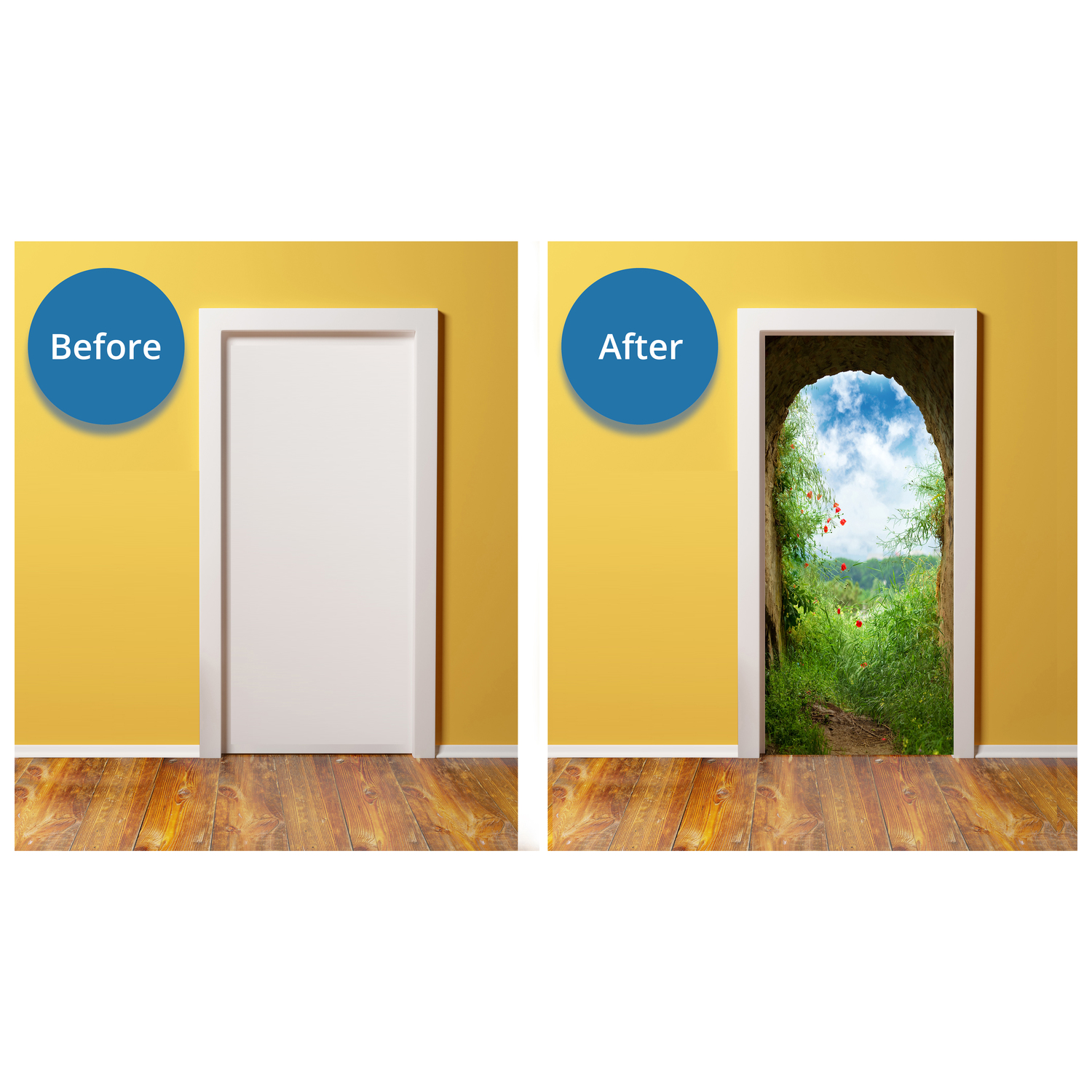 DoorPix 746 3D Door Sticker Decal Mural - Matte Bubble Free - Picture 56 of 90