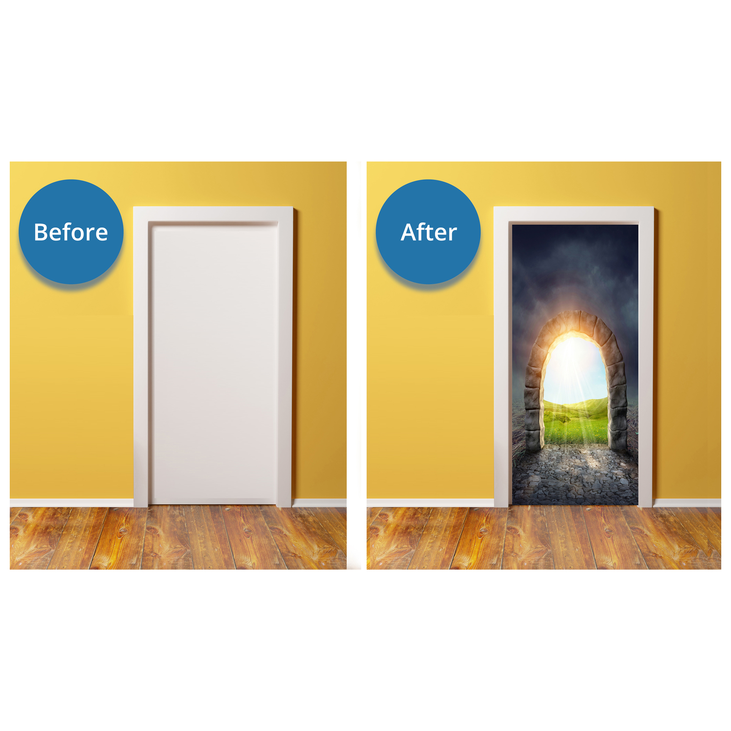 DoorPix 746 3D Door Sticker Decal Mural - Matte Bubble Free - Picture 66 of 90